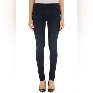 J Brand super skinny low rise jeans dark rinse